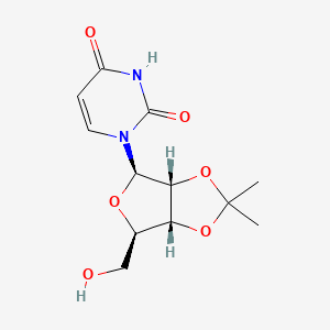 Chemical structure of 2',3'-O-Isopropylideneuridine