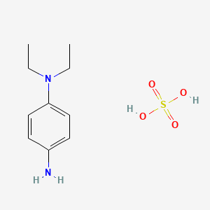 Chemical structure of N,N-Diethyl-p-phenylenediamine Sulfate