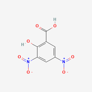Chemical structure of 3,5-Dinitrosalicylic acid