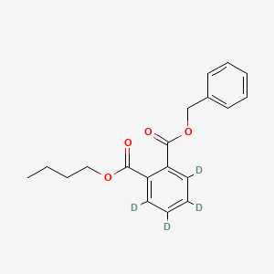 Chemical structure of Benzyl butyl phthalate-d4