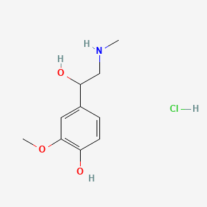 Chemical structure of Metanephrine hydrochloride