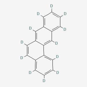 Chemical structure of Benz[a]anthracene-d12