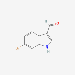Chemical structure of 6-Bromoindole-3-carbaldehyde
