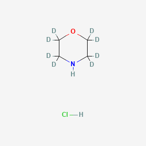 Chemical structure of Morpholine-d8 hydrochloride