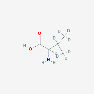 Chemical structure of DL-Valine-d8