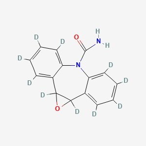 Chemical structure of Carbamazepine 10,11 epoxide-d10