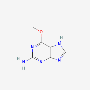 Chemical structure of 6-O-Methyl-guanine