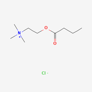 Chemical structure of Butyrylcholine chloride