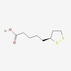 Chemical structure of (S)-lipoic acid