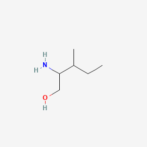 Chemical structure of 2-Amino-3-methylpentan-1-ol