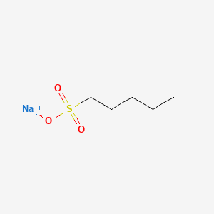 Chemical structure of Sodium pentanesulfonate, 98%