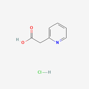 Chemical structure of 2-(Pyridin-2-yl)acetic acid hydrochloride