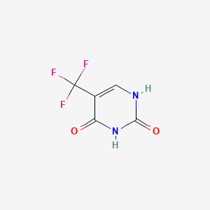 Chemical structure of Trifluoromethyluracil