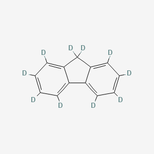 Chemical structure of Fluorene-d10