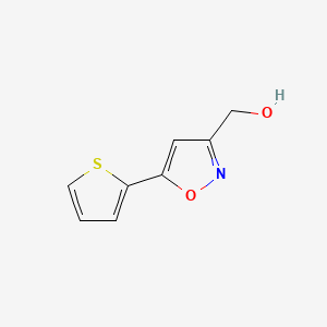 Chemical structure of [5-(2-Thienyl)-3-isoxazolyl]methanol