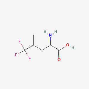 Chemical structure of 5,5,5-Trifluoroleucine