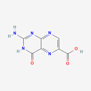 Chemical structure of Pterin-6-carboxylic acid