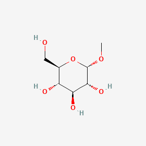 Chemical structure of Methyl α-D-glucoside