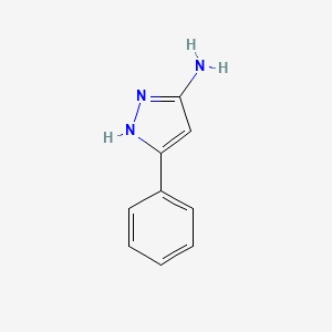 Chemical structure of 3-Amino-5-phenylpyrazole