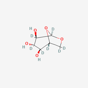 Chemical structure of Levoglucosan-d7