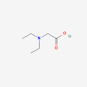 Chemical structure of Diethylglycine