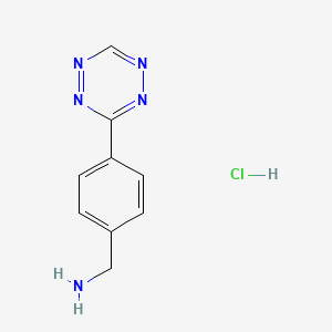 Chemical structure of Tetrazine-Amine monohydrochloride