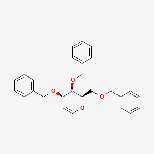 Chemical structure of Tri-O-benzyl-D-galactal