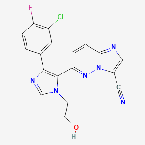 Chemical structure of BMS-986260