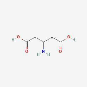 Chemical structure of β-Glutamic acid