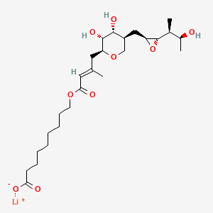 Chemical structure of Mupirocin lithium