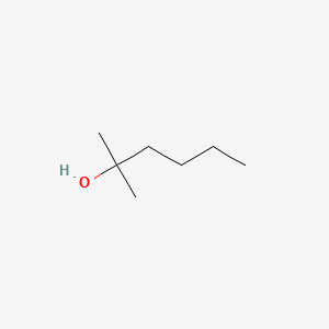 Chemical structure of 2-Methyl-2-hexanol