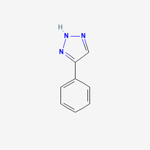 Chemical structure of 4-Phenyl-1H-1,2,3-triazole