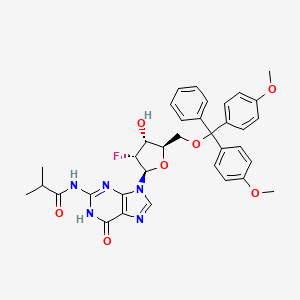 Chemical structure of DMT-2'-F-iBu-G