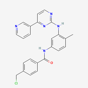 Chemical structure of PDGFRα kinase inhibitor 2