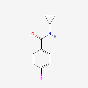 Chemical structure of N-Cyclopropyl-4-iodobenzamide