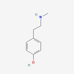 Chemical structure of N-Methyltyramine