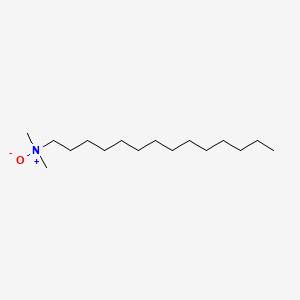 Chemical structure of Myristamine oxide