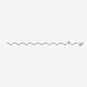 Chemical structure of Hexadecyl ethyleneglycol monoether