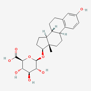 Chemical structure of Estradiol-17beta-glucuronide