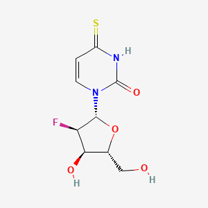 Chemical structure of 2'-Deoxy-2'-fluoro-4-thiouridine