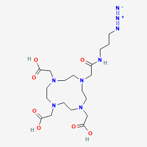 Chemical structure of Azido-mono-amide-DOTA