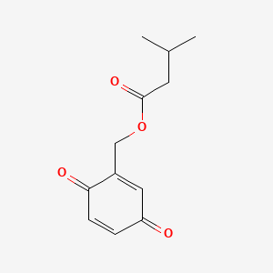 Chemical structure of Blattellaquinone