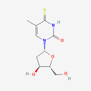 Chemical structure of 4-Thiothymidine
