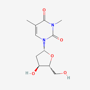 Chemical structure of 3-Methylthymidine