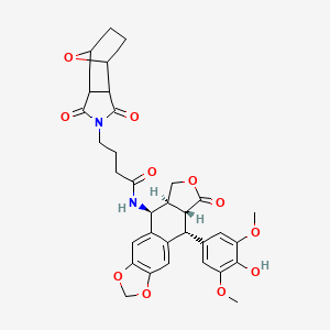 Chemical structure of DBCO-Tetraacetyl mannosamine