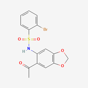 Chemical structure of WAY-351783