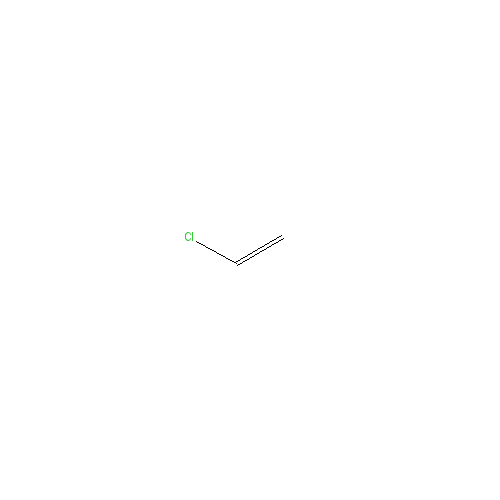 Chemical structure of Chloroethene (polymer)