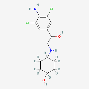 Chemical structure of Clencyclohexerol-d10