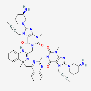 Chemical structure of Linagliptin methyldimer