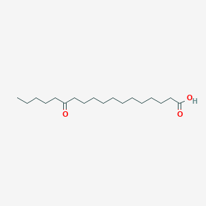 Chemical structure of 13-Oxooctadecanoic acid